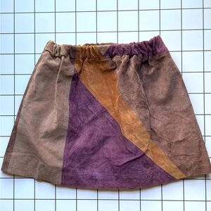 Urban Outfitters Urban Renewal remade vintage patchwork suede skirt medium